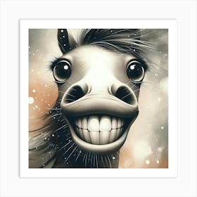 Happy Horse Art Print