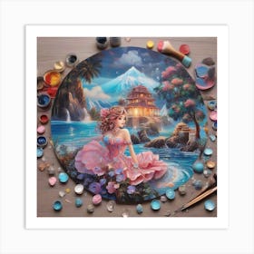 Princess Painting Art Print