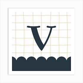 Letter V Art Print