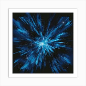 Space Explosion Art Print