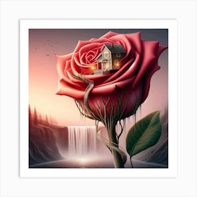 Rose #15 by Cam Views Art Print