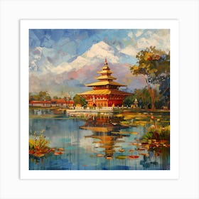 Pagoda Art Print