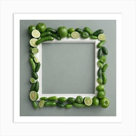 Frame Of Limes 1 Art Print