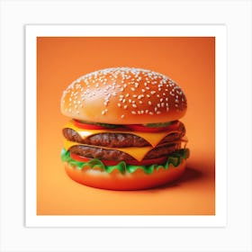 Burger10 Art Print