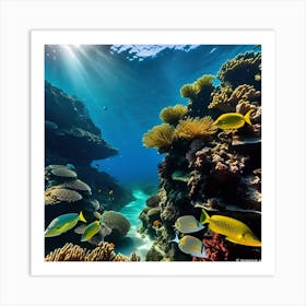 Coral Reef 1 Art Print