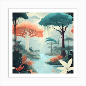 Jungle Forest Art Print