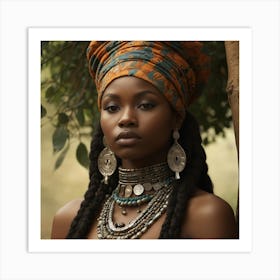 African Woman Art Print