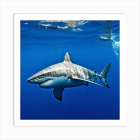 Great White Shark 11 Art Print