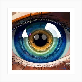 Blue Eye 1 Art Print