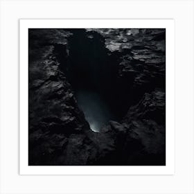 Dark Cave Art Print