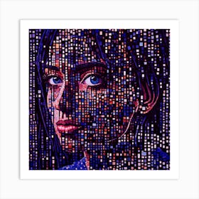 Pixel Art Art Print