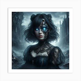 Gothic Girl 7 Art Print