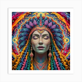 Psy Lady 1 Art Print