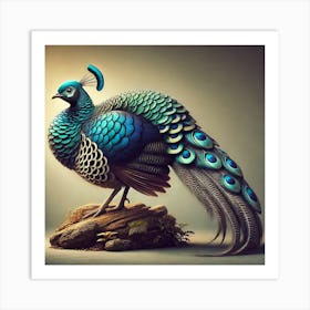 Peacock 8 Art Print