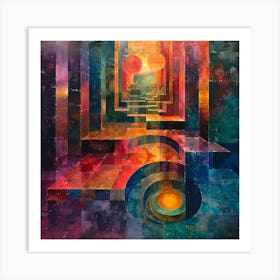 Abstract Painting 23 Art Print