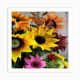 Sunflowers 1 Art Print