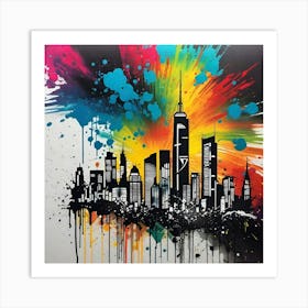 New York City Skyline 51 Art Print