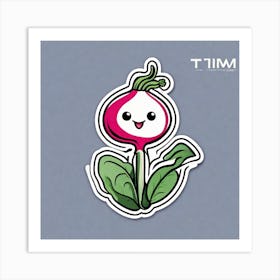 Radish 41 Art Print