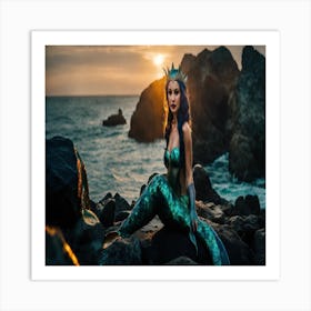 Mermaid 6 Art Print