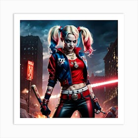 Harley Quinn 4 Art Print