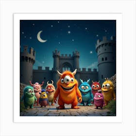 Monsters Inc 1 Art Print