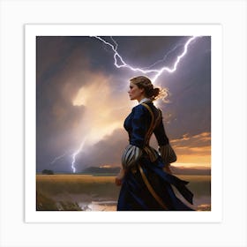 Lightning Storm Art Print