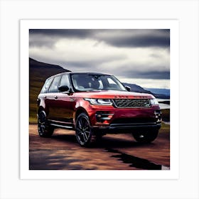Range Rover Car Automobile Vehicle Automotive British Brand Logo Iconic Quality Reliable Art Print