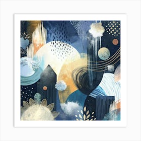 Abstract Painting 183 Art Print