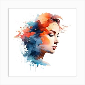 Portrait Of A Woman 8 Art Print