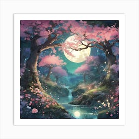 Cherry Blossoms Art Print