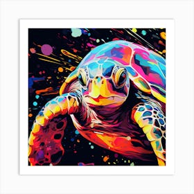 Turtle Painting 11 Art Print