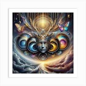 Shamanic Dreams 1 Art Print