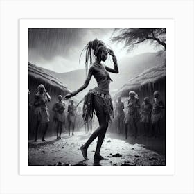 African Dancer 1 Art Print