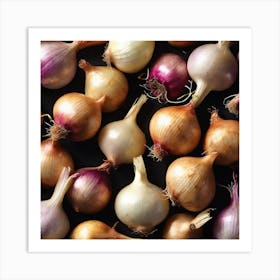 Onion Bunches 3 Art Print