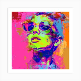 Sexy Woman In Sunglasses 1 Art Print