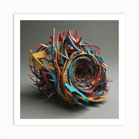 Spiral Sculpture Art Print