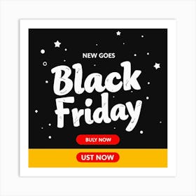 Black Friday Sell Post Templates Design (30) Art Print