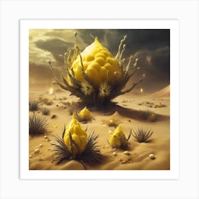 Desert Flower Art Print