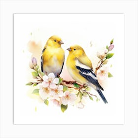 American Goldfinch Mother's Day 5 Art Print