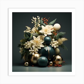 Christmas Arrangement 2 Art Print