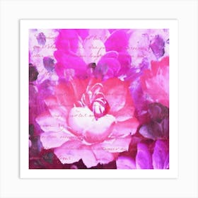 Pink Roses Art Print