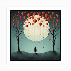 Sky Lanterns Art Print