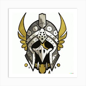 Viking Helmet Art Print