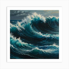 Ocean Waves 13 Art Print