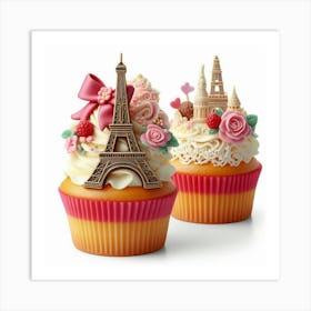 Paris Cupcakes 1 Art Print