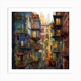 Cityscape 5 Art Print