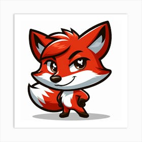 The red fox 2 Art Print