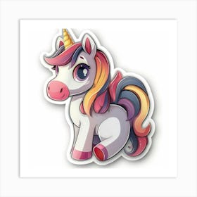 Unicorn Sticker 51 Art Print