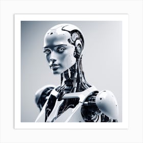 Robot Woman 8 Art Print