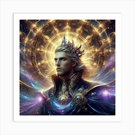 King Of The Gods 1 Art Print